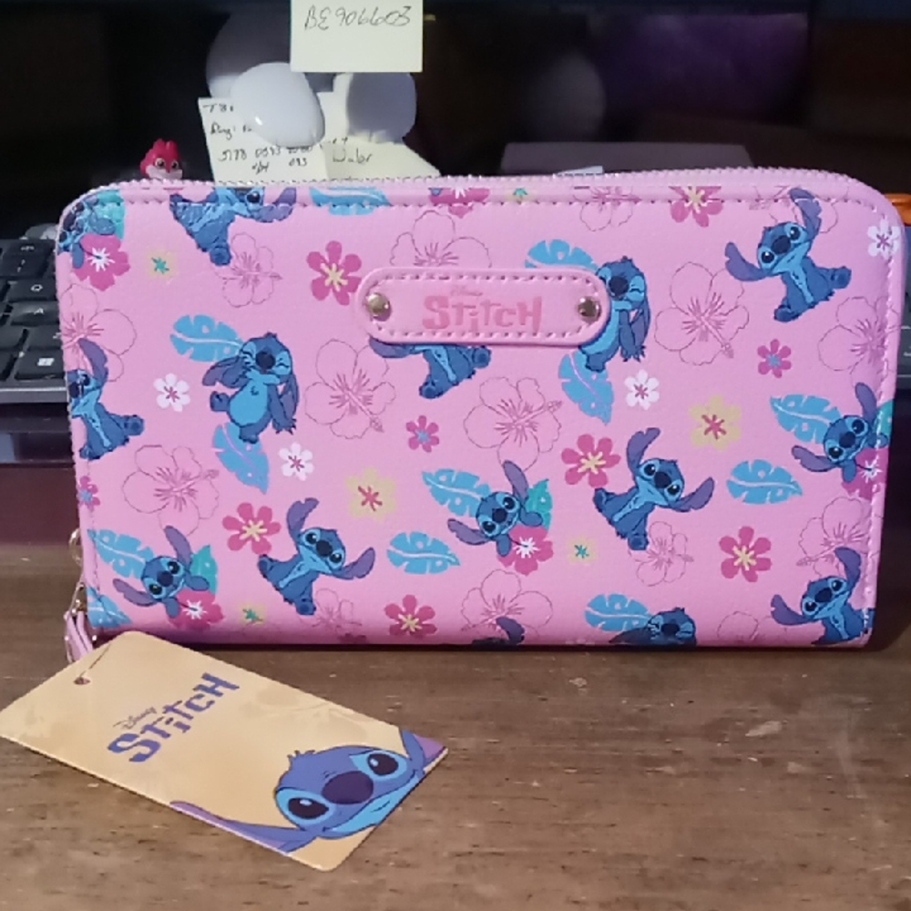 Disney Stitch Pink Kids Wallet